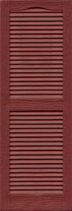 Vinyl Shutters Color Option - Burgundy Red